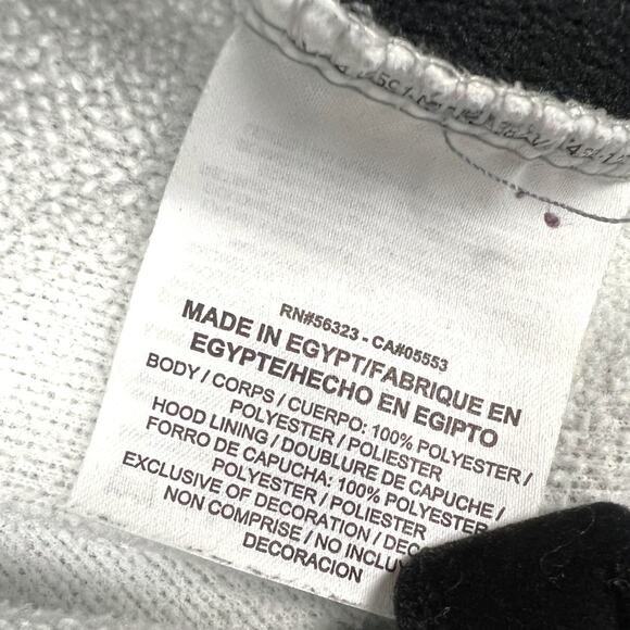 Nike Hoodie Sweatshirt Therma-Fit Light Grey Black Long Sleeve Activewear Large - Picture 8 of 12